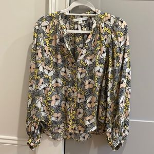 Veronica beard silk blouse